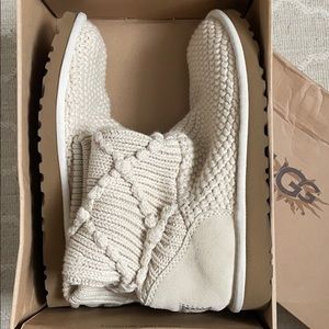 Ugg argyle knit boots